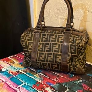 Fendi zucchini Barrel bag